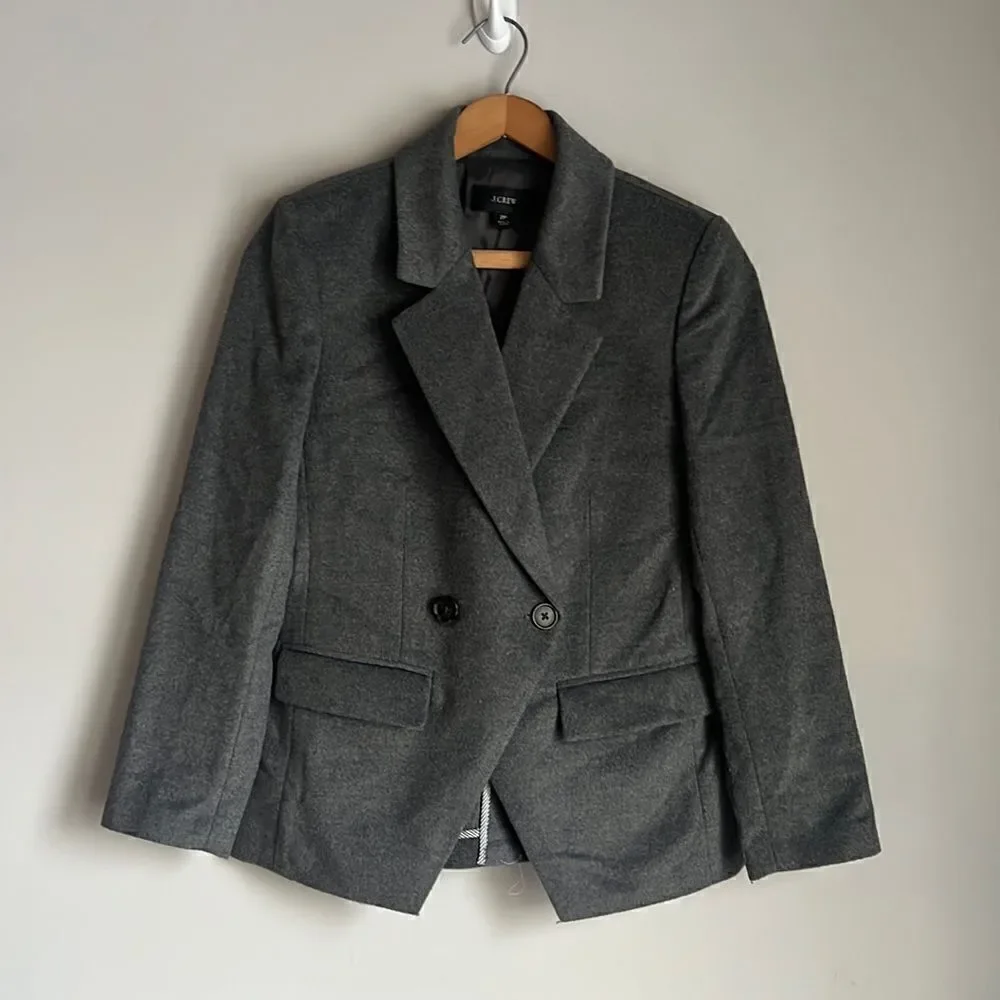 j crew devon wool blend blazer